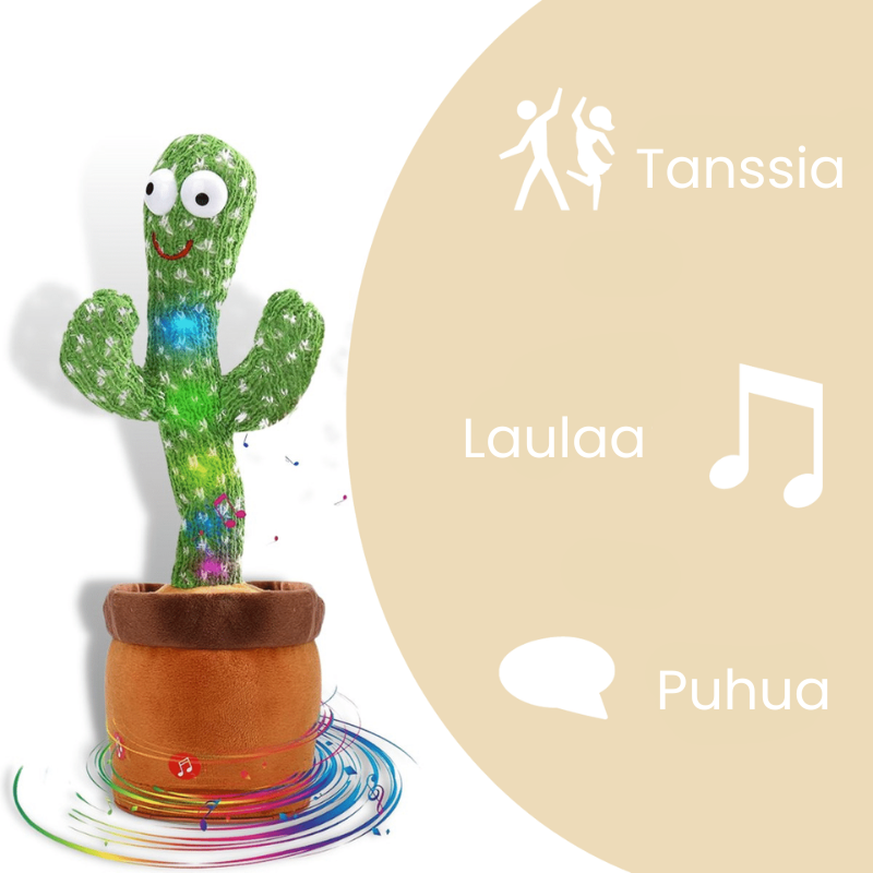 Happy Cactus™ - Lelu joka vastaa ääniin - Tanssiva kaktus