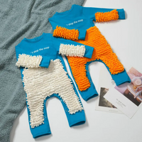 Thumbnail for TinyCleaner – Pehmeä ja käytännöllinen – vauvan haalari ryömimiseen ja leikkimiseen