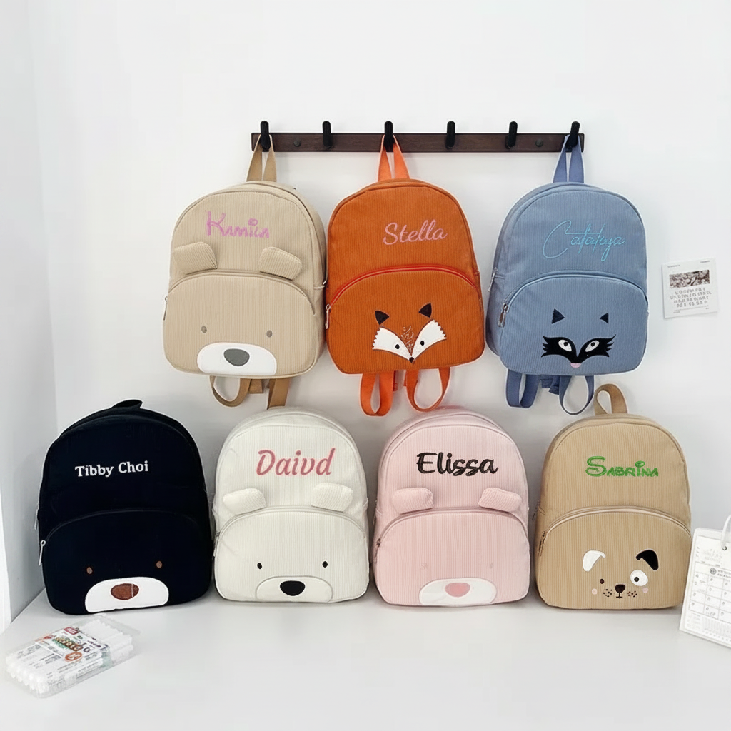 MyLittleBag – Henkilökohtainen & Söpö – Henkilökohtainen lasten reppu, jossa on nimi ja eläinprintti