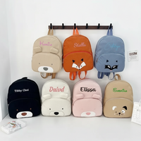 Thumbnail for MyLittleBag – Henkilökohtainen & Söpö – Henkilökohtainen lasten reppu, jossa on nimi ja eläinprintti