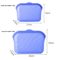Thumbnail for MealSaver – Käytännöllinen ja uudelleenkäytettävä – silikoninen elintarvikkeiden säilytyspussi