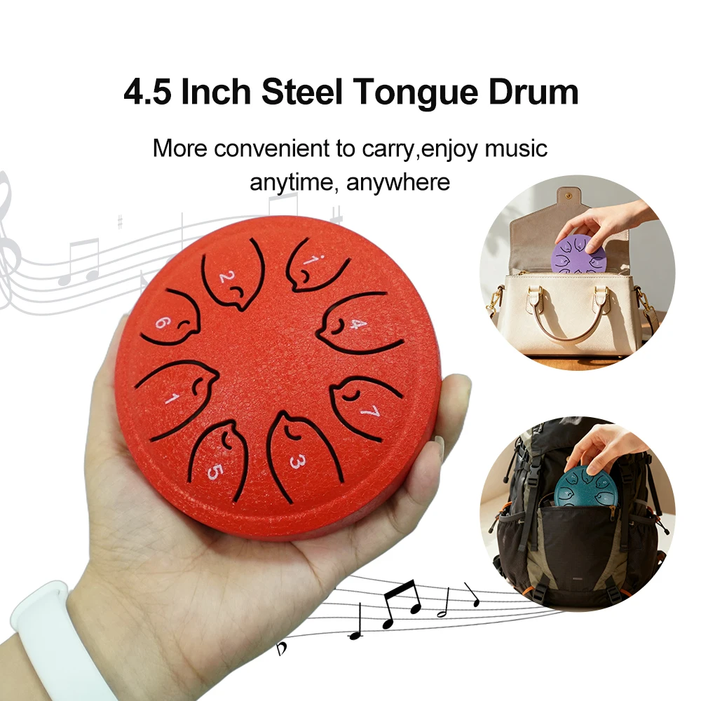 TinyHarmony – Compact & Muzikaal – 8-nuottinen kielirumpu