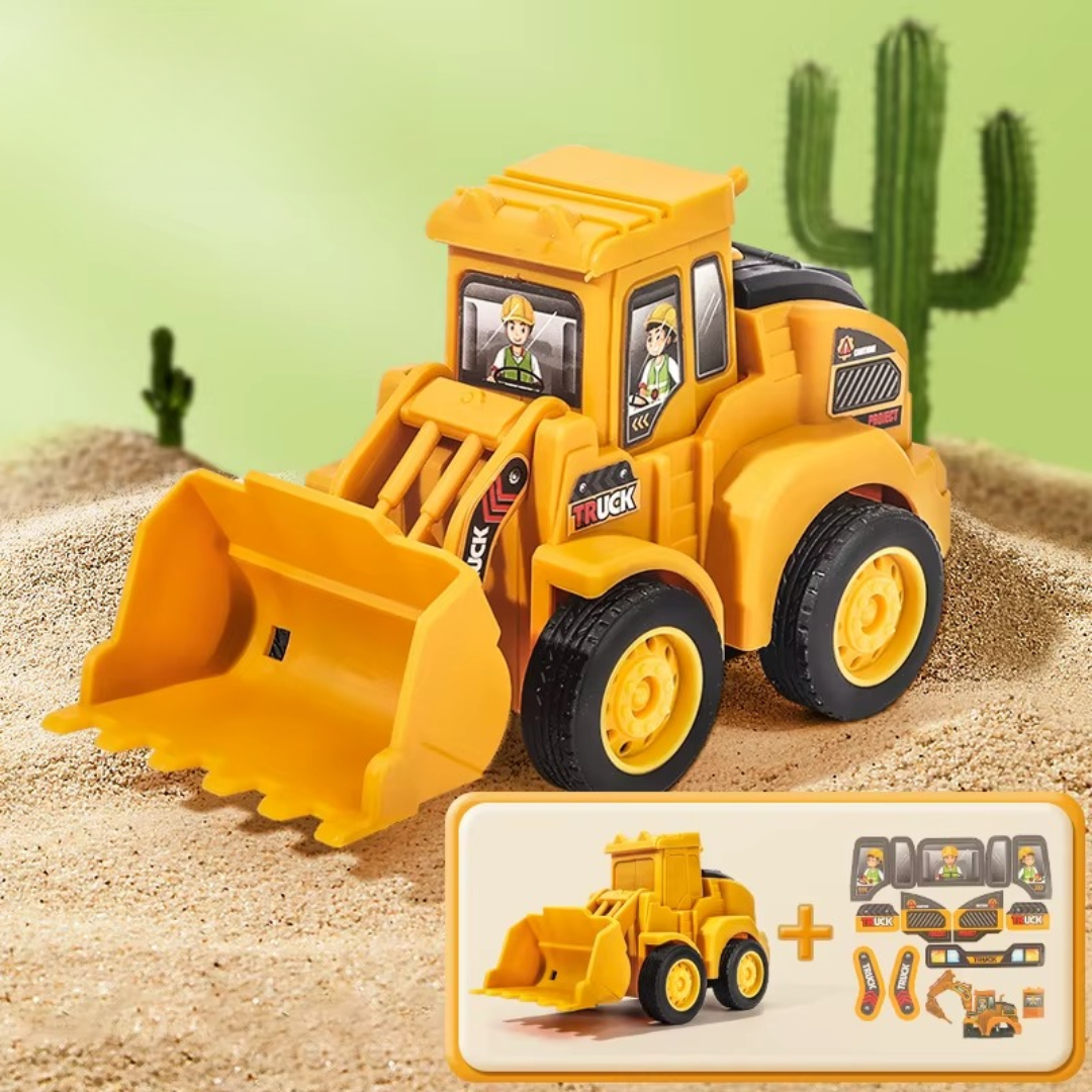 Construction Toy™ - Pienet rakennusinsinöörit toiminnassa - Lelukaivinkone