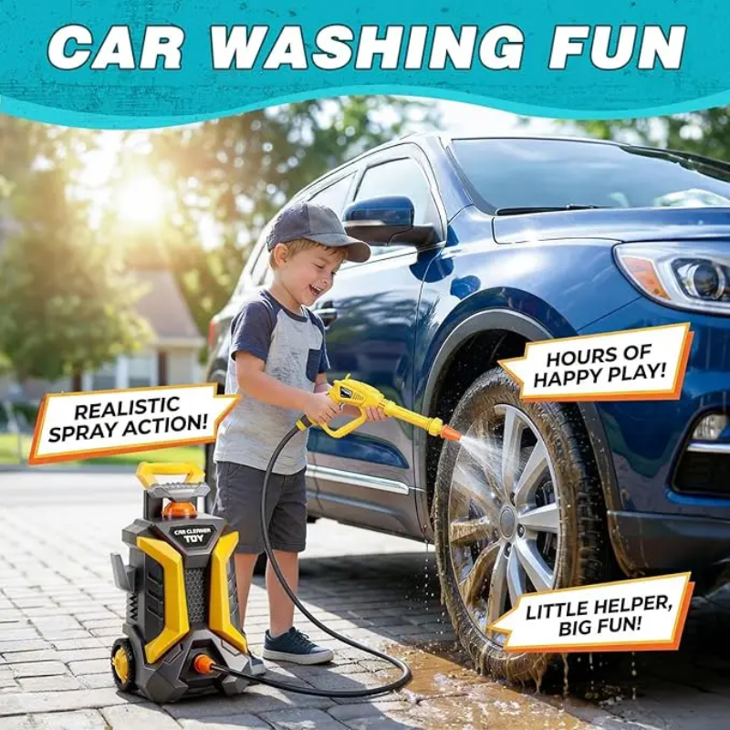 PowerWash – Turvallisesti ja leikkisästi – Lasten autopesulelelu