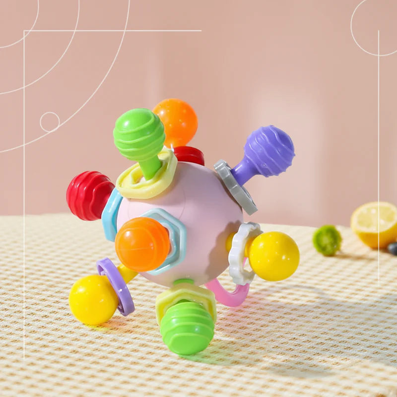 CalmChew | Pehmeä ja turvallinen – 3-in-1-silikoninen purulelu