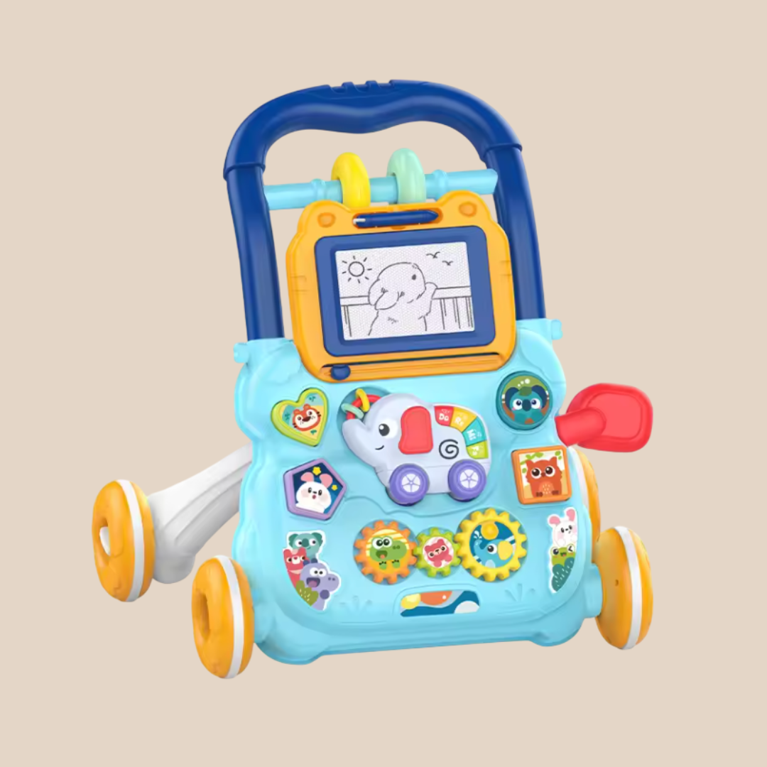 BabyWalker – Oppiminen ja leikki – Kävelytuoli aktiviteettipaneelilla
