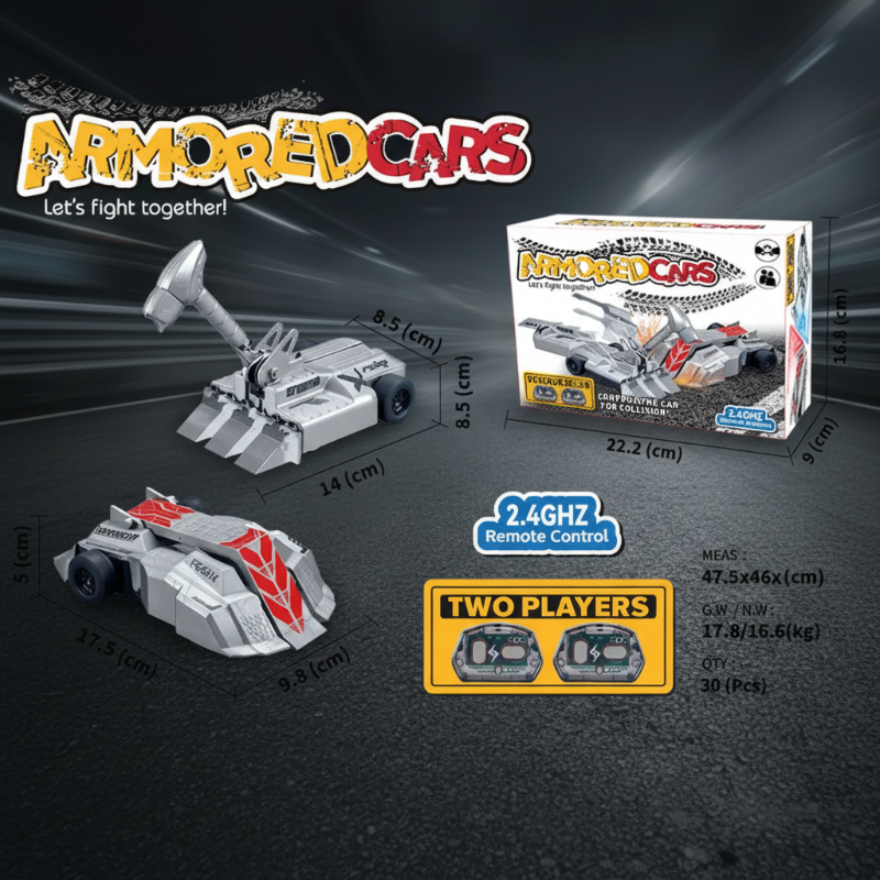 BattleCars – Kestävä ja vahva – RC-panssariautosarja