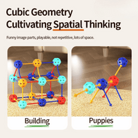 Thumbnail for Connect Beads™ - Taipuisat PVC-helmet - 3D-geometriset rakennuspalikat