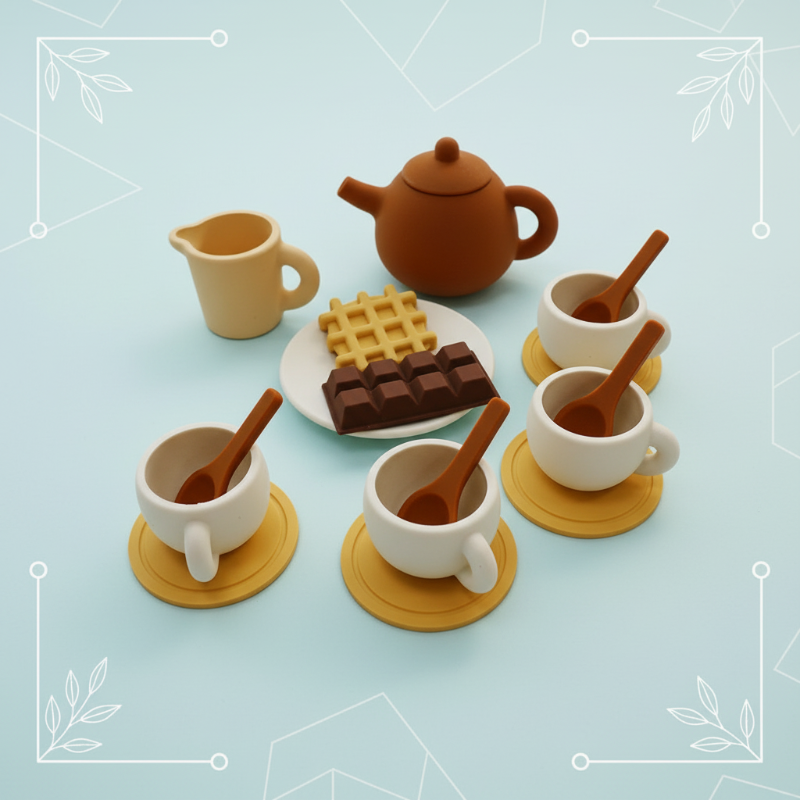 MiniBrew – Leikkisä ja opettavainen – Silikoninen teesetti