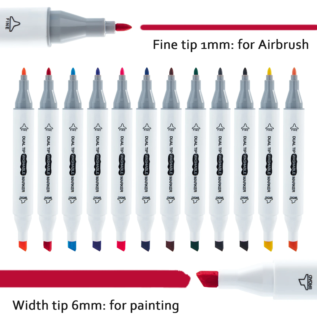 PaintBuddy – Luova & opettavainen – Kannettava airbrush-piirustussetti