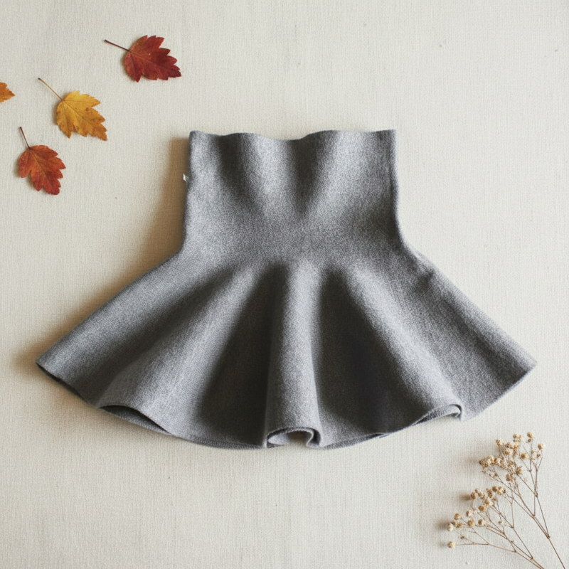 Girls Knitted Skirt – Mukavuus ja tyyli – Lasten hame
