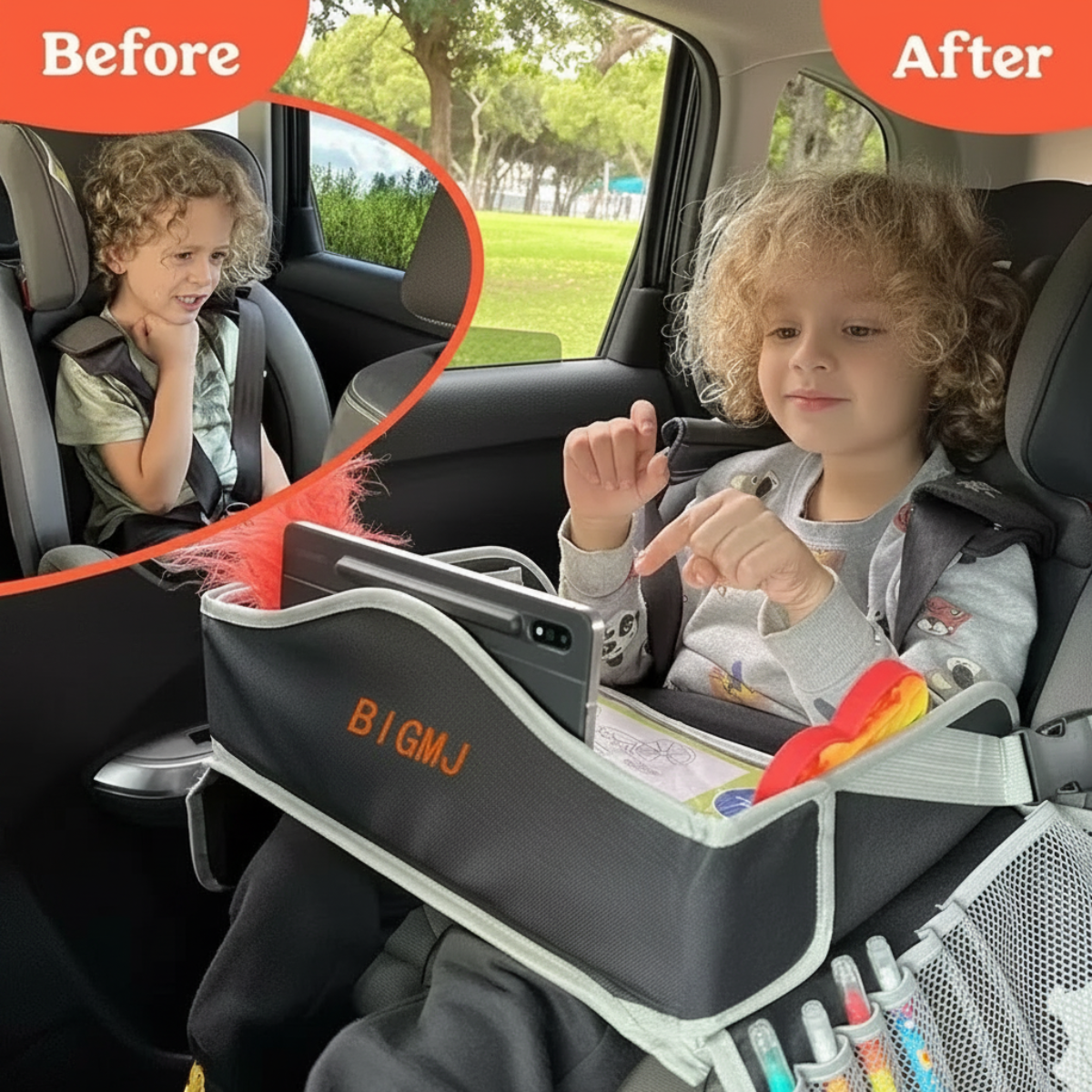 TravelBuddy – Auto & Välttämättömät – Taitettava lasten matkalauta