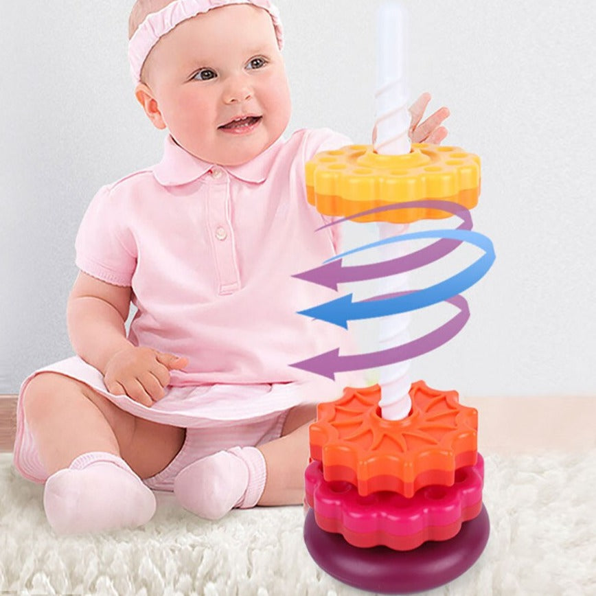Rotating Tower™ - Värikästä pinoamista - Pinoamistorni