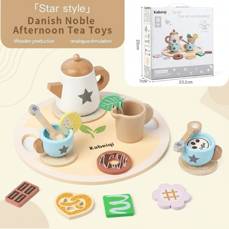 Woods – Yksinkertainen ja viehättävä – Puinen teesetti lapsille