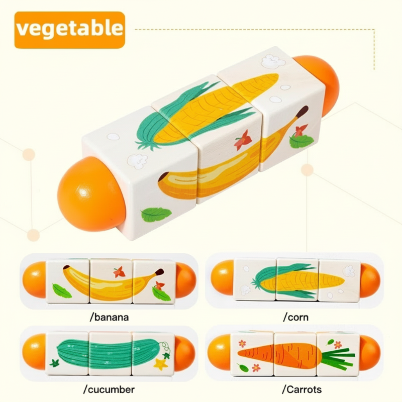 WoodiTurn – Opettavainen ja hauska – Pyörivä palapeli