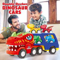 Thumbnail for DinoDrive – Luova ja seikkailullinen – 5-in-1-kuorma-autoleikkisetti