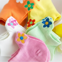 Thumbnail for PlayfulToes – Värikkäät ja pehmeät – matalat lasten sukat (5 kpl:n pakkaus)