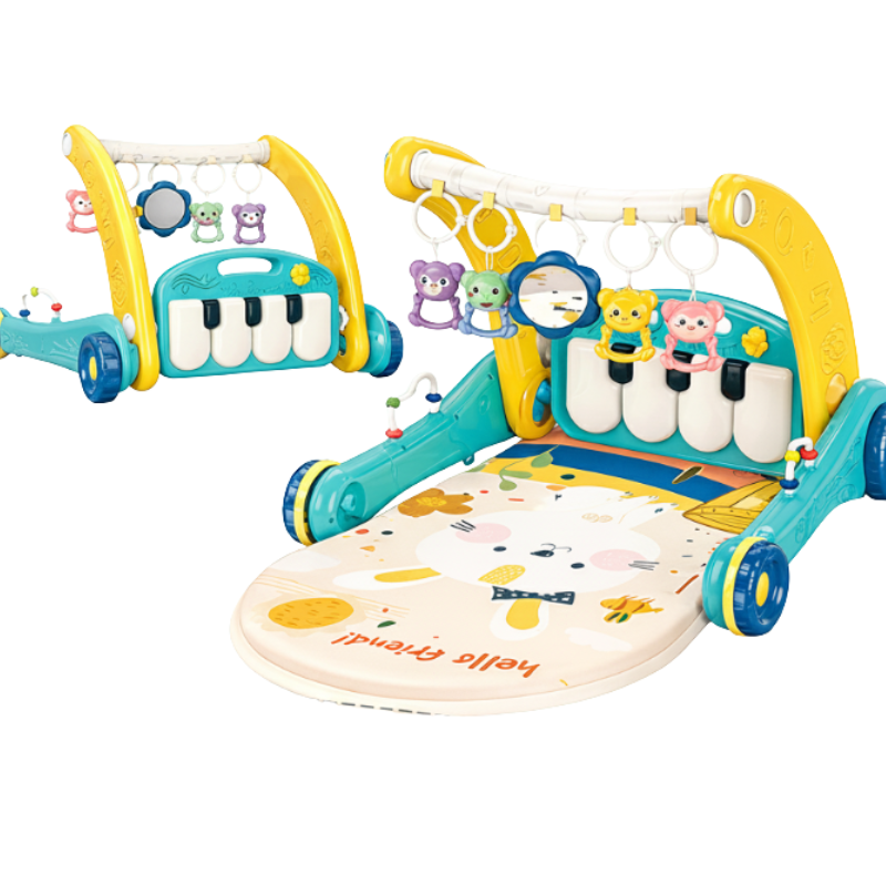Step & Play – Interaktiivinen ja turvallinen – 3-in-1-kävelytuoli ja vauvan kuntosali