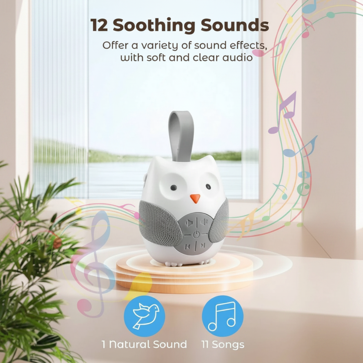 SleepyPal – Rauhoittava ja hauska – Musiikkia soittava yölamppu