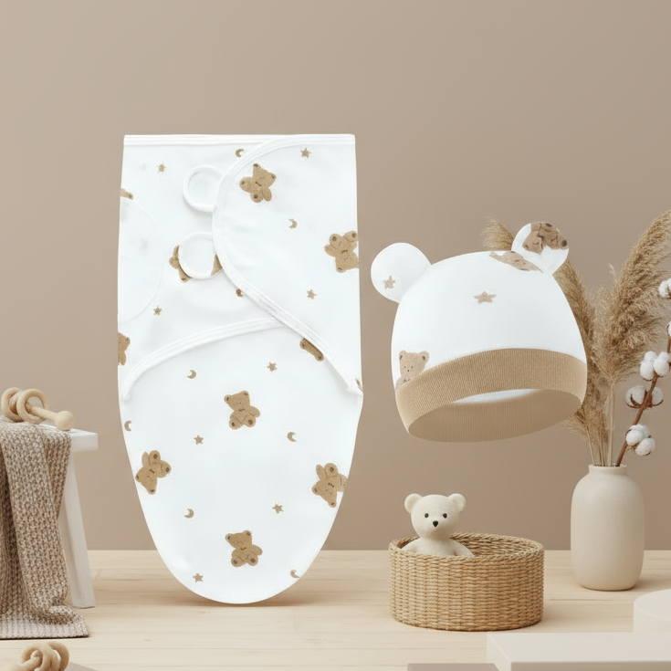 SnuggleBear – Pehmeä ja lämmin – vauvan käärepeitto