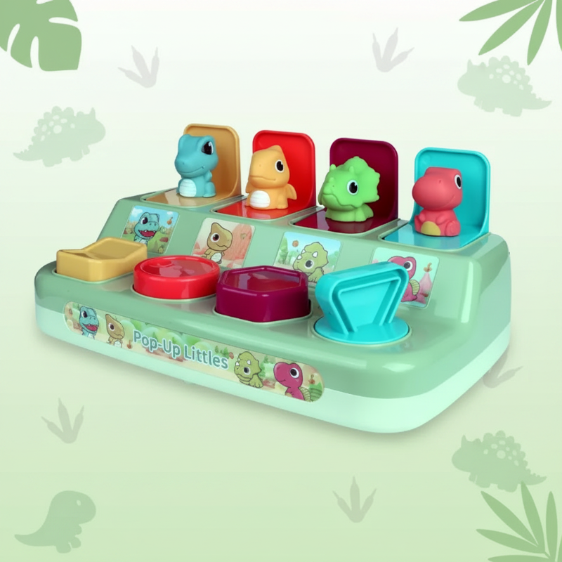 Pop Up Activity Toy – Tutustuminen ja oppiminen – Aisteja kehittävät vauvan lelut