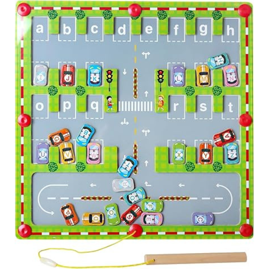 AlfaKids – Oppiminen & Löytäminen - Magneettinen aakkospelilauta