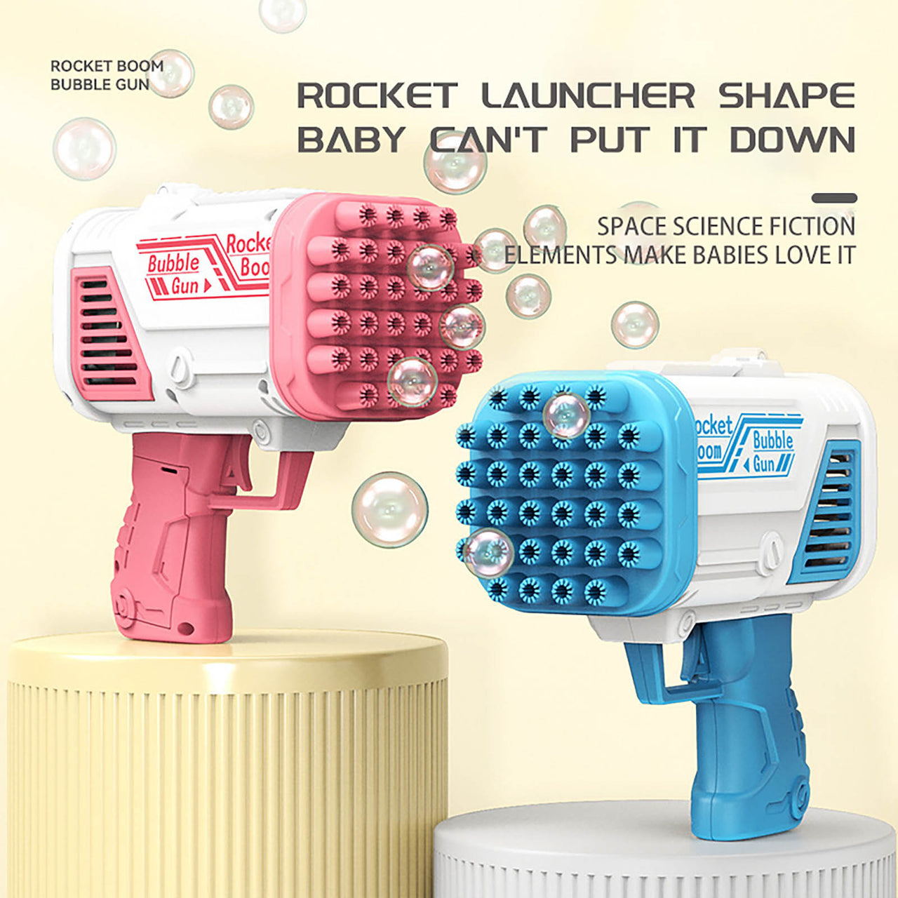 Bubble Bazooka™ - Hauskoja kuplaleikkejä! - Saippuakuplapistooli