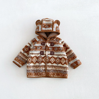 Thumbnail for LittleWarm – Viihtyisä ja tyylikäs – Fair Isle -kuvioinen talvitakki