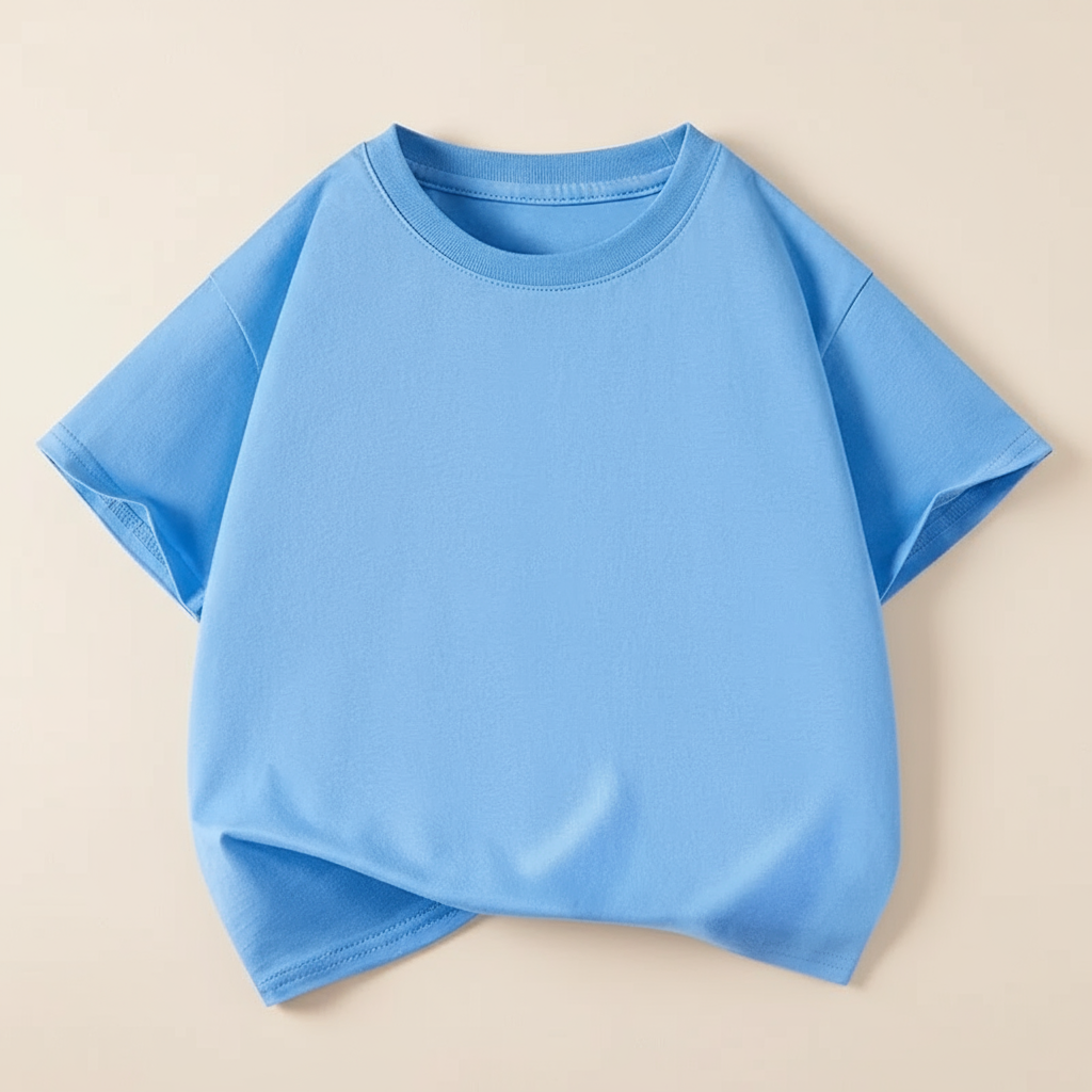 SimpleWear – Rento ja pehmeä – Relax Fit -T-paita, pyöreä kaulus