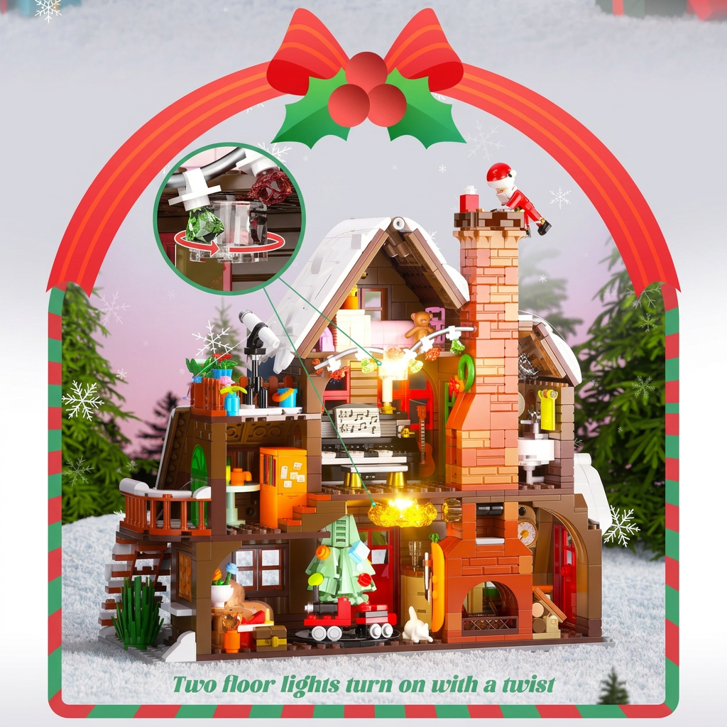 ChristmasHome – Juhlava ja luova – Joulutalon rakennussarja