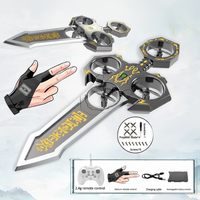 Thumbnail for AirBlade – Leikkisä ja interaktiivinen – kauko-ohjattava lentävä lelu, jossa on miekka-aiheinen muotoilu