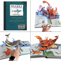 Thumbnail for JurassicKids – Jännittävä ja opettavainen – 3D-dinosaurusten tietosanakirja, pop-up-kirja