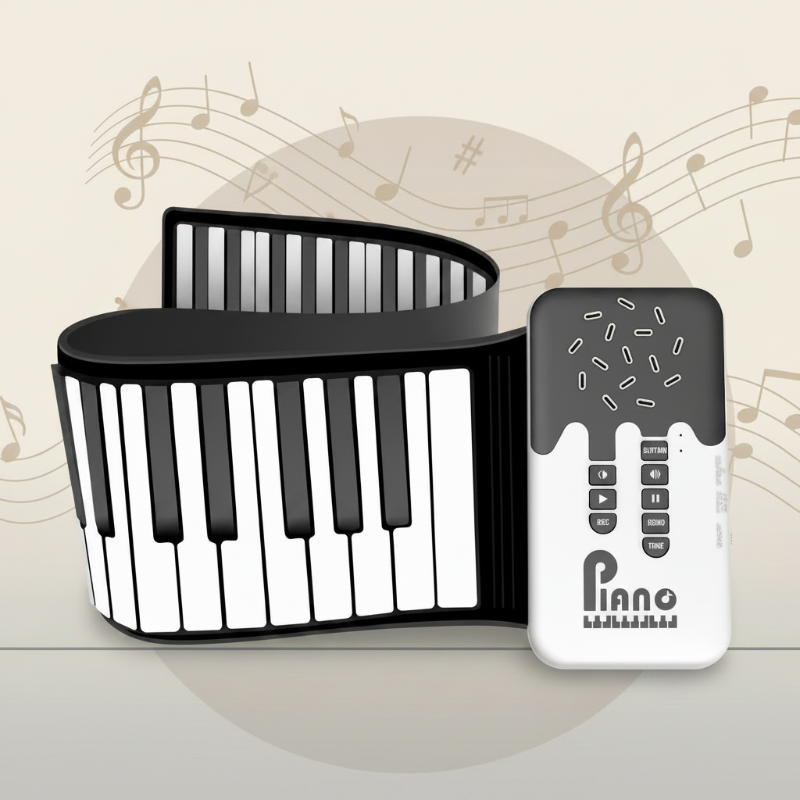 Roll-up Piano Keyboard – Luova ja opettavainen – taitettava piano