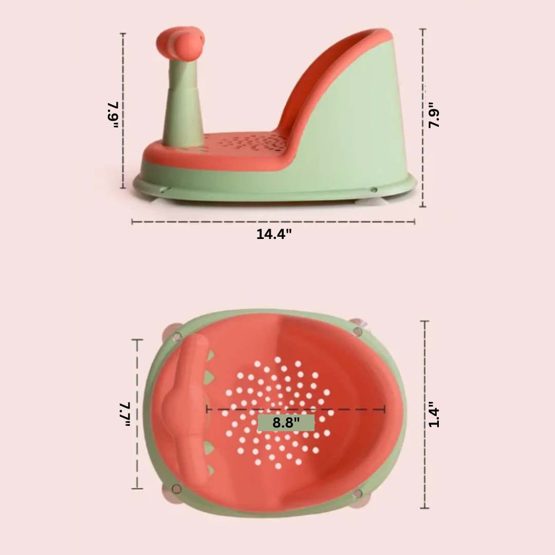 LumaLieve – Turvallinen ja mukava – ergonominen vauvan kylpyistuin