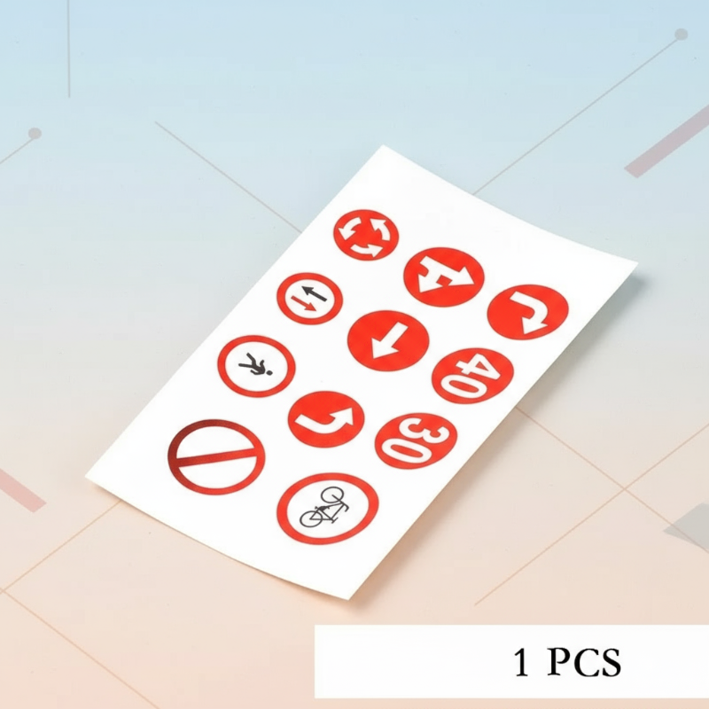 KidoTape – Värikäs ja kätevä – liikenneväylä tarrasetti