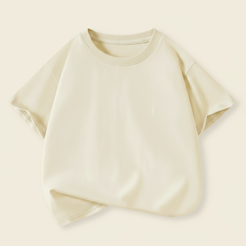 SimpleWear – Rento ja pehmeä – Relax Fit -T-paita, pyöreä kaulus