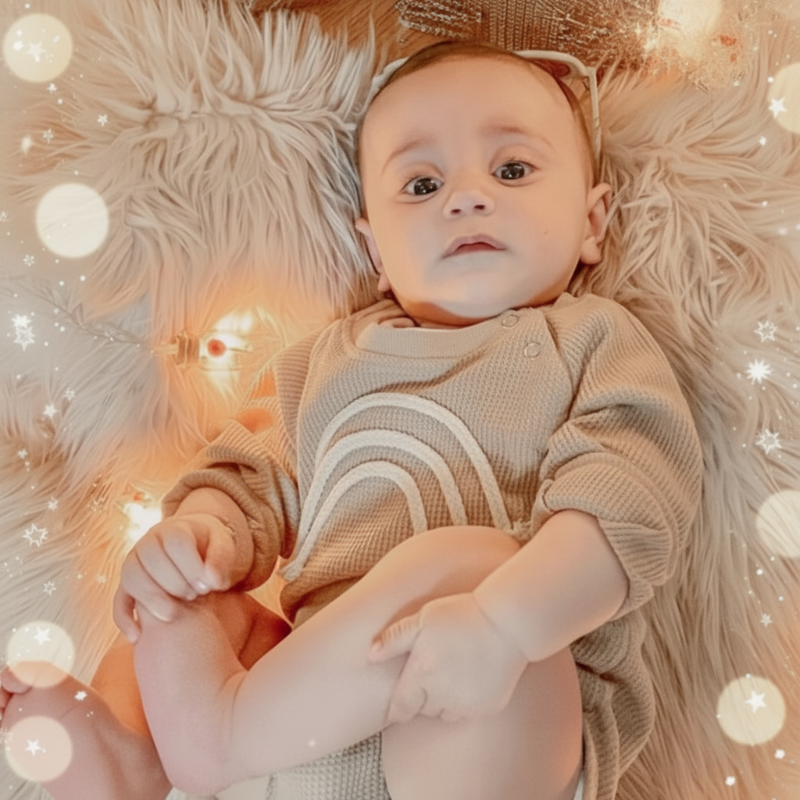 SnuggleHue – Pehmeä ja mukava – Sateenkaari-vauvan body