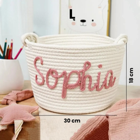 Thumbnail for CuddleBasket – Söpö ja henkilökohtainen – henkilökohtainen vaippakori