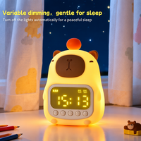Thumbnail for CappyClock – Söpö ja monikäyttöinen – digitaalinen lasten herätyskello, jossa on yövalo