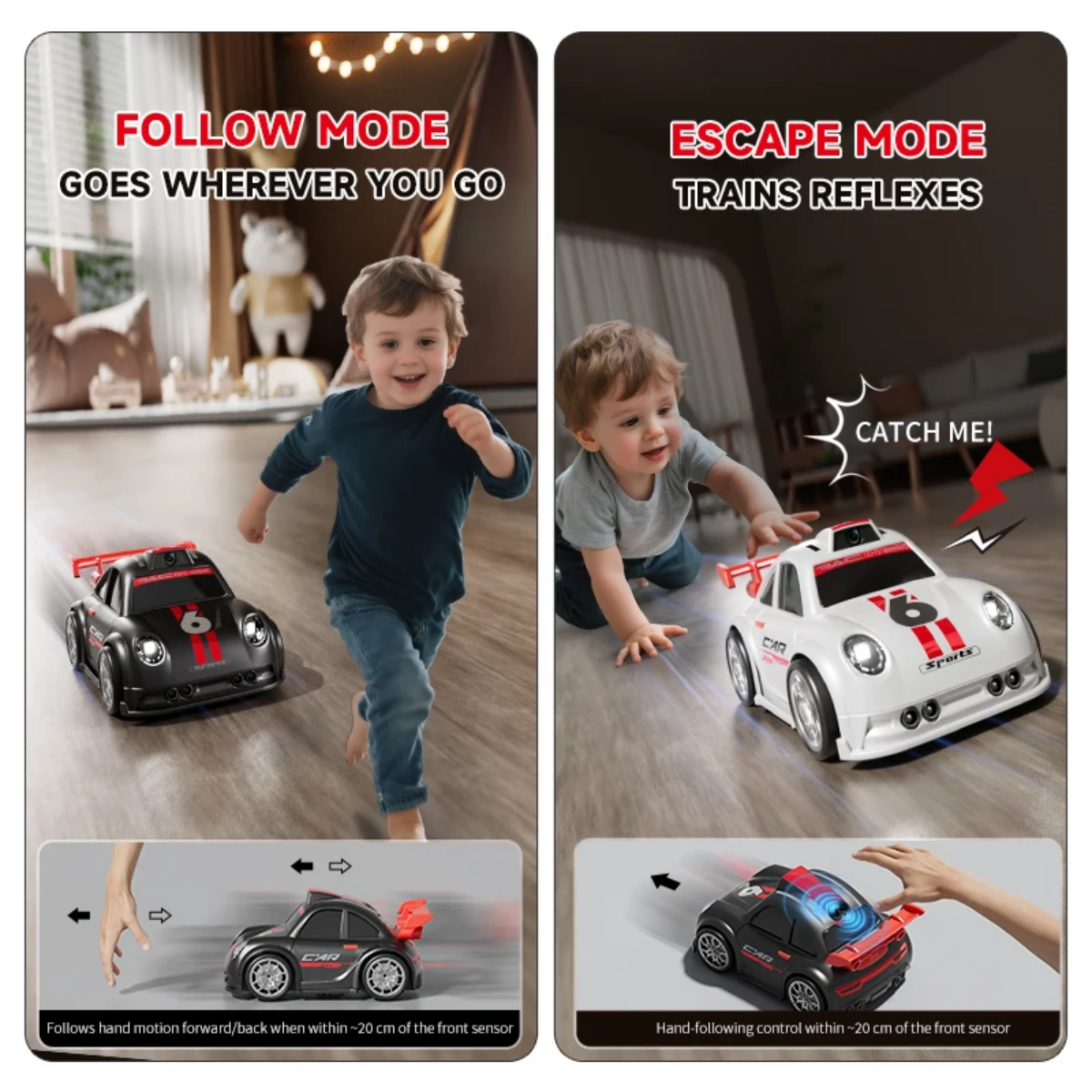 RacePro – RC & Stunt – Drift-tunnistuksella varustettu Racer Auto -auto, jossa on kamera
