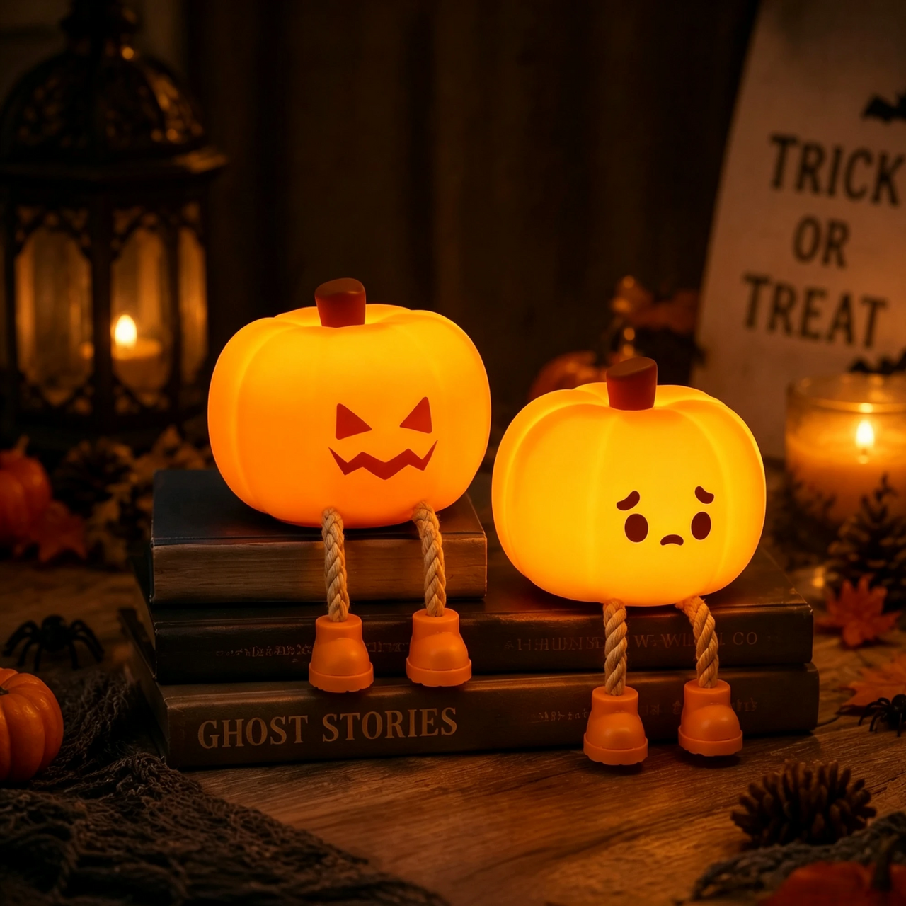 SpookyLamp – Söpö ja tunnelmallinen – Halloween-yövalo