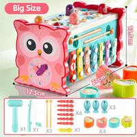Thumbnail for Montessori Hammering Toy – Motoriset taidot ja oppiminen – 8-osainen leikkisetti