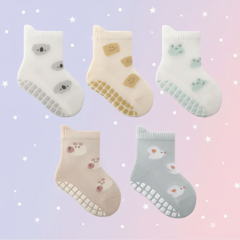 Soft Grip Socks – Pehmeät ja käytännölliset – vauvojen liukumattomat sukat