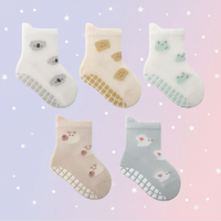 Thumbnail for Soft Grip Socks – Pehmeät ja käytännölliset – vauvojen liukumattomat sukat
