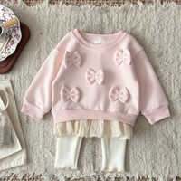Thumbnail for LittleAngel – Pehmeä ja tyylikäs – vauvasetti, jossa on villapaita ja joustavat housut