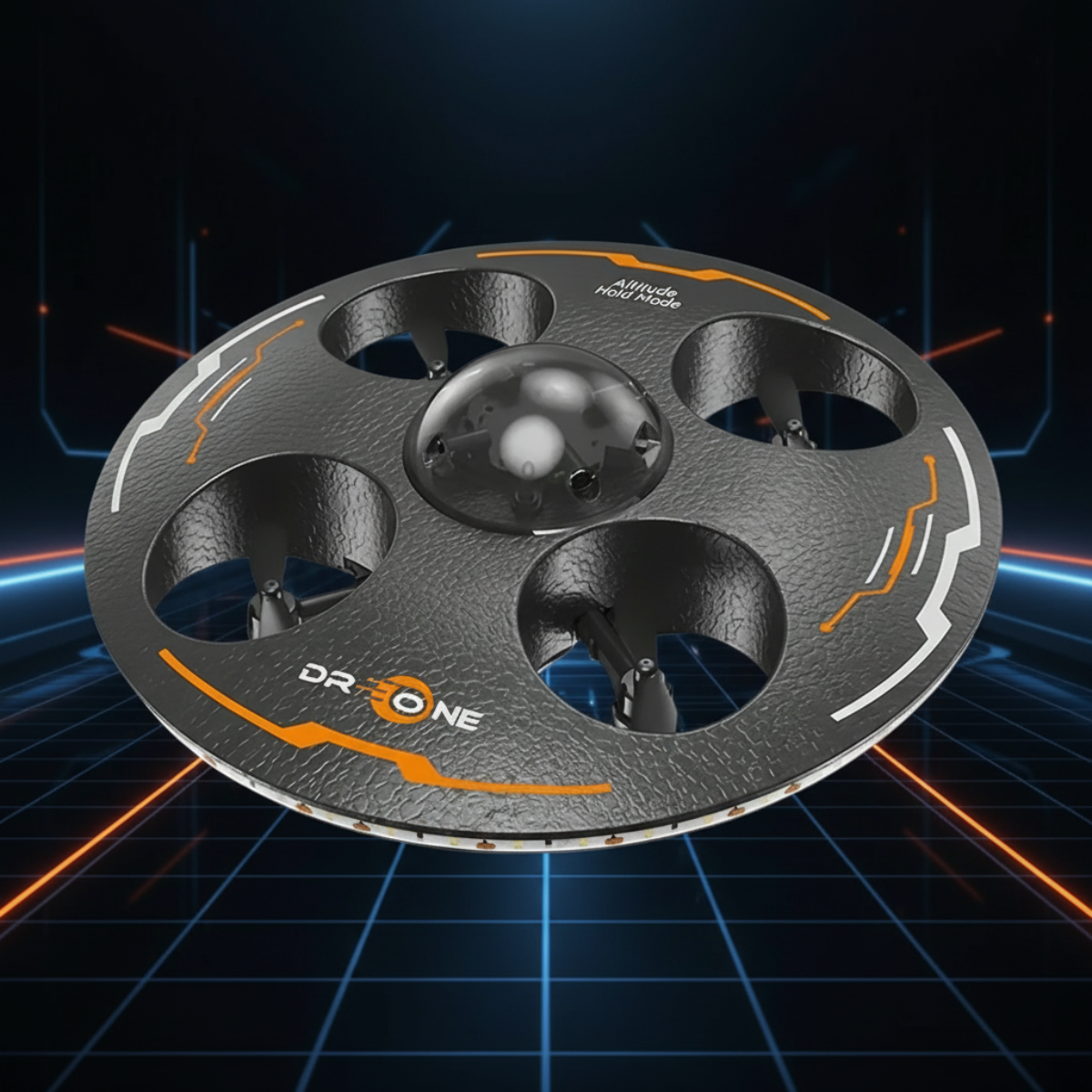 AeroQuest – LED & RC – Leijuva UFO-drone