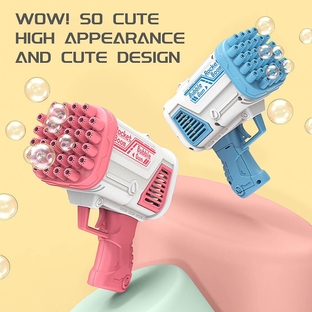Bubble Bazooka™ - Hauskoja kuplaleikkejä! - Saippuakuplapistooli