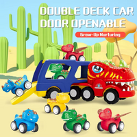 Thumbnail for DinoDrive – Luova ja seikkailullinen – 5-in-1-kuorma-autoleikkisetti