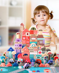 Thumbnail for BuildJoy – Koulutus ja hauskuus – Puinen rakennuspalikkasarja kaupungissa
