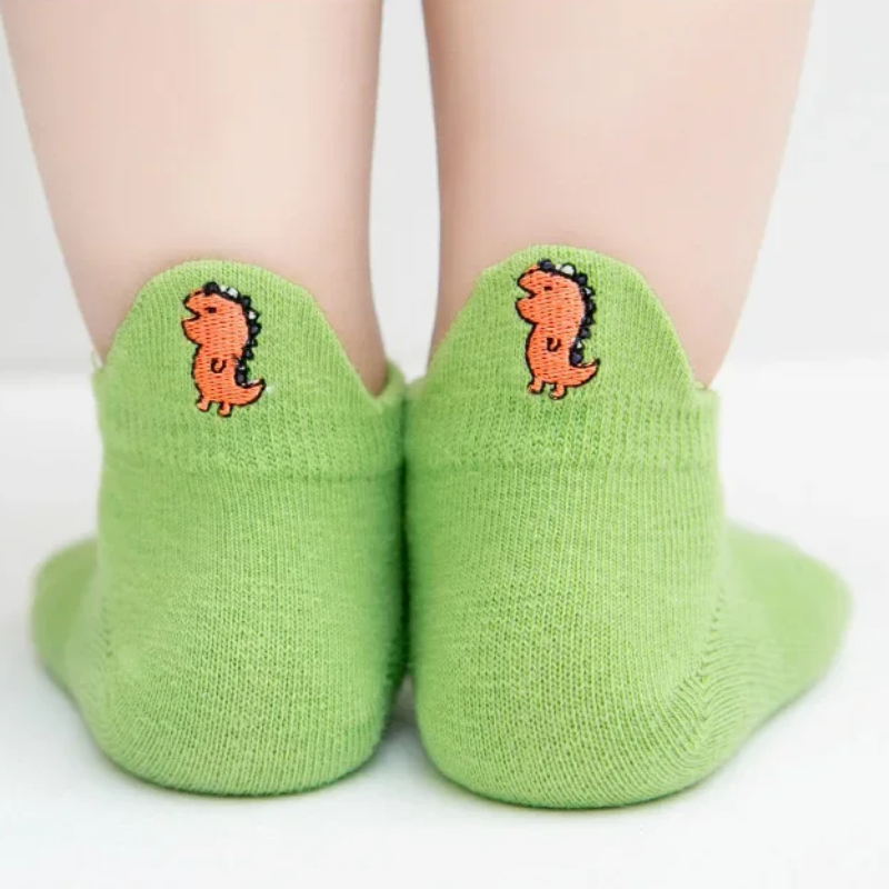 PlayfulToes – Värikkäät ja pehmeät – matalat lasten sukat (5 kpl:n pakkaus)